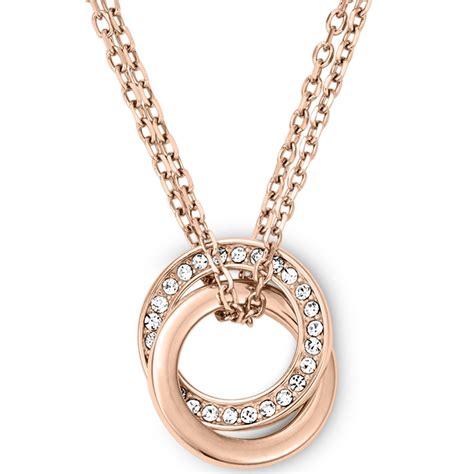 michael kors gold necklaces|Michael Kors rose gold jewelry.